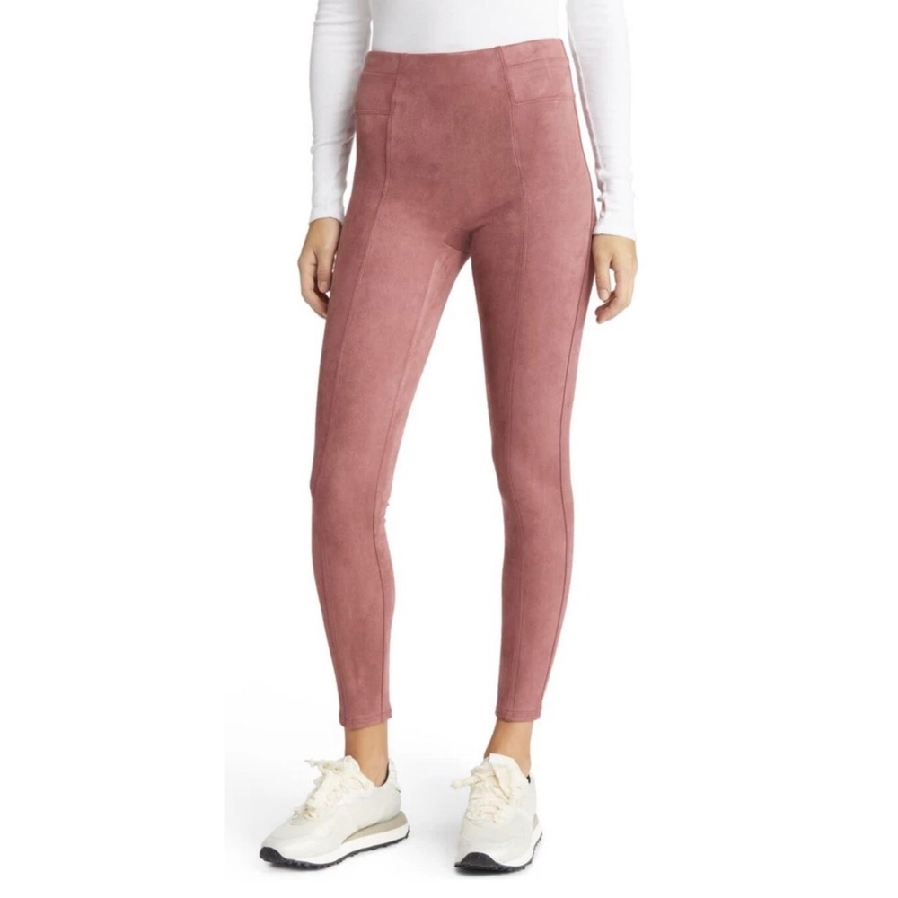 Spanx Faux Suede‎ Leggings - 20322Q - Rich Rose Pink - Medium
